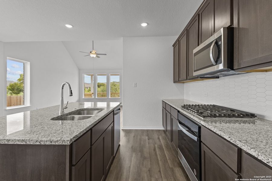 Furnished interior view inside a new home in Ladera, San Antonio (Image 7). Furnished interior view inside a new home in Ladera, San Antonio (Image 7).