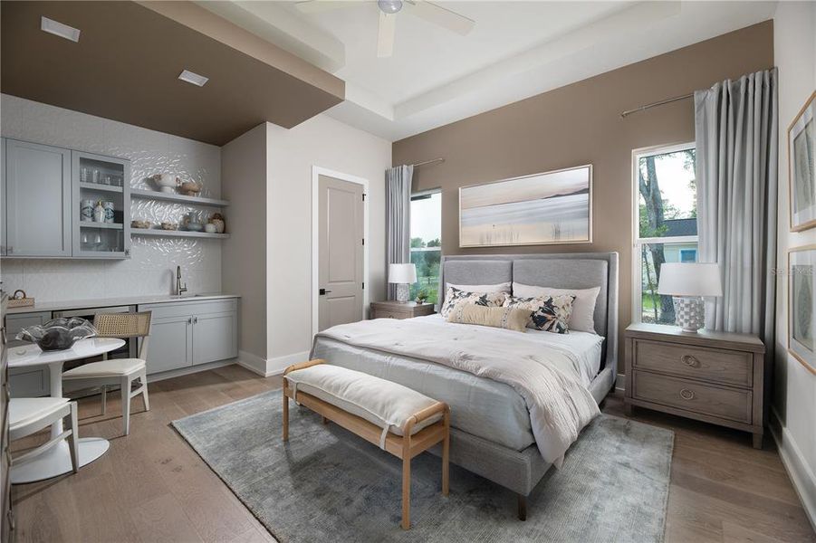 Furnished interior view inside a new home in , Gainesville (Image 12).