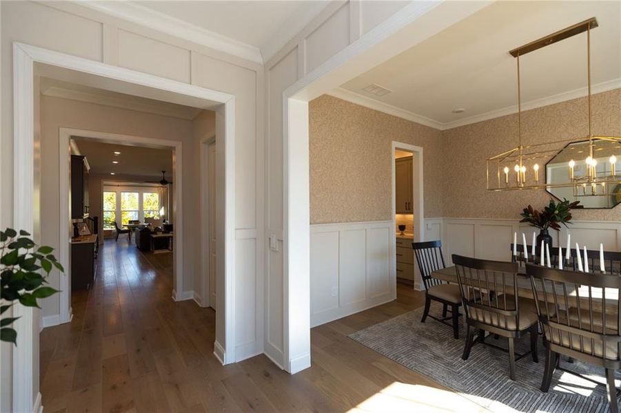 Furnished interior view inside a new home in Aberdeen, Hoschton (Image 15).