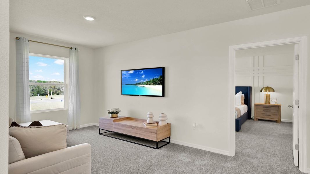Furnished interior view inside a new home in Crossroads at Kelly Park, Apopka (Image 14).