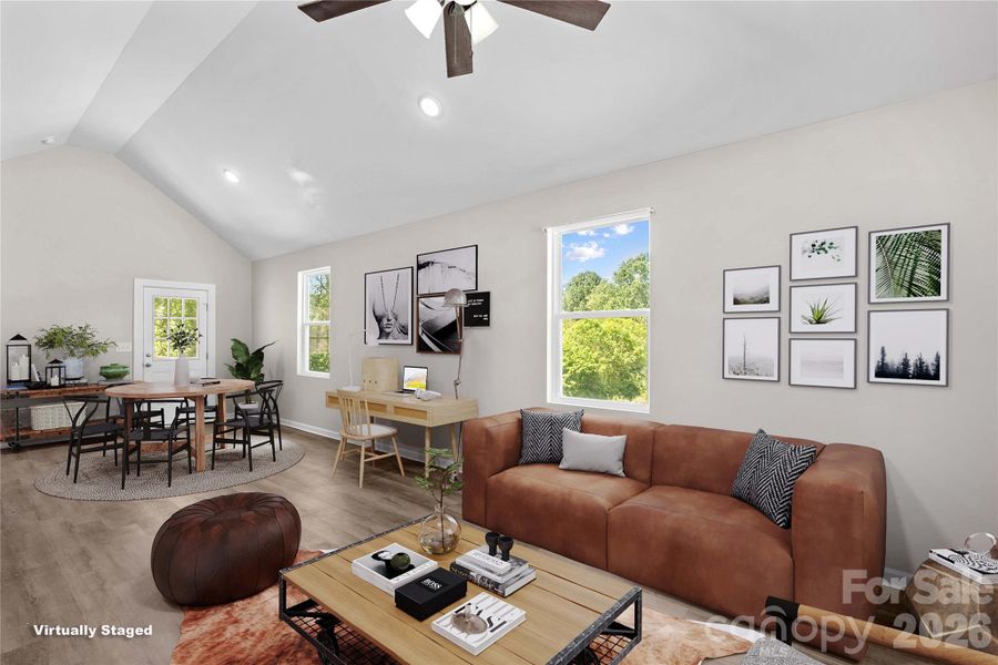 Furnished interior view inside a new home in , Salisbury (Image 8).