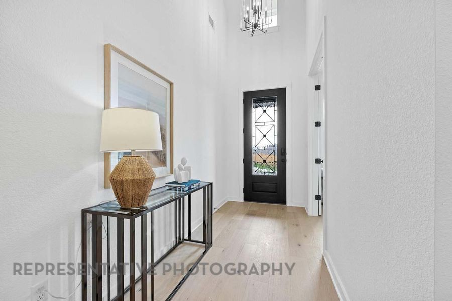 Furnished interior view inside a new home in Parkside On The River: 50ft. lots, Georgetown (Image 22).