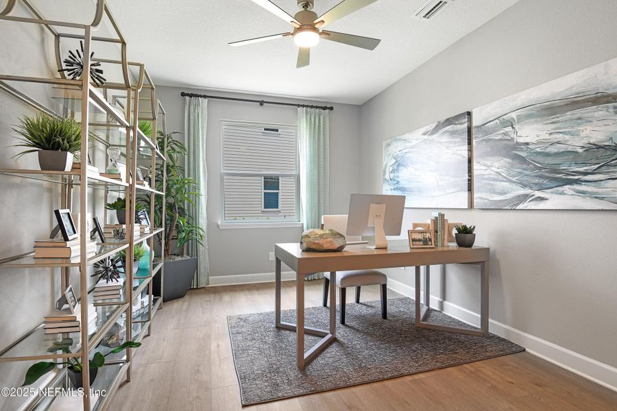 Furnished interior view inside a new home in , Fernandina Beach (Image 9).