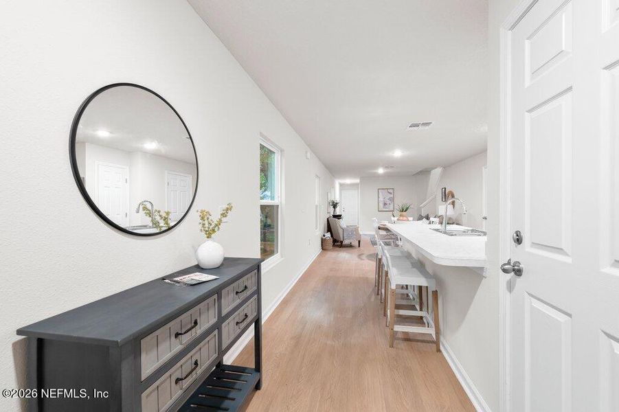 Furnished interior view inside a new home in , Jacksonville (Image 8).