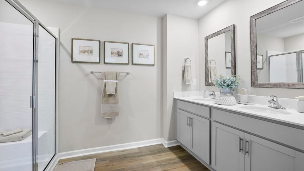 Furnished interior view inside a new home in Cloverdale Hills, Piedmont (Image 38). Furnished interior view inside a new home in Cloverdale Hills, Piedmont (Image 38).