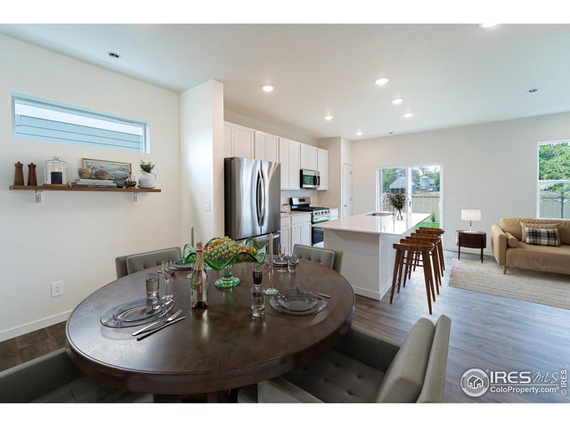 Furnished interior view inside a new home in Sage Meadows, Wellington (Image 4).