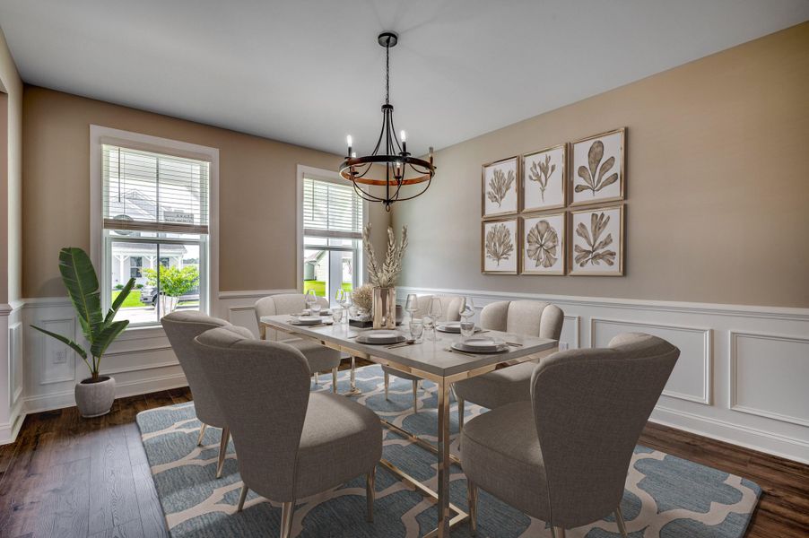 Furnished interior view inside a new home in The Groves of Berkeley, Moncks Corner (Image 14).