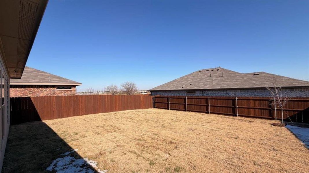 Exterior details and patio area of a home in Rosewood at Beltmill, Fort Worth (Image 2). Exterior details and patio area of a home in Rosewood at Beltmill, Fort Worth (Image 2).