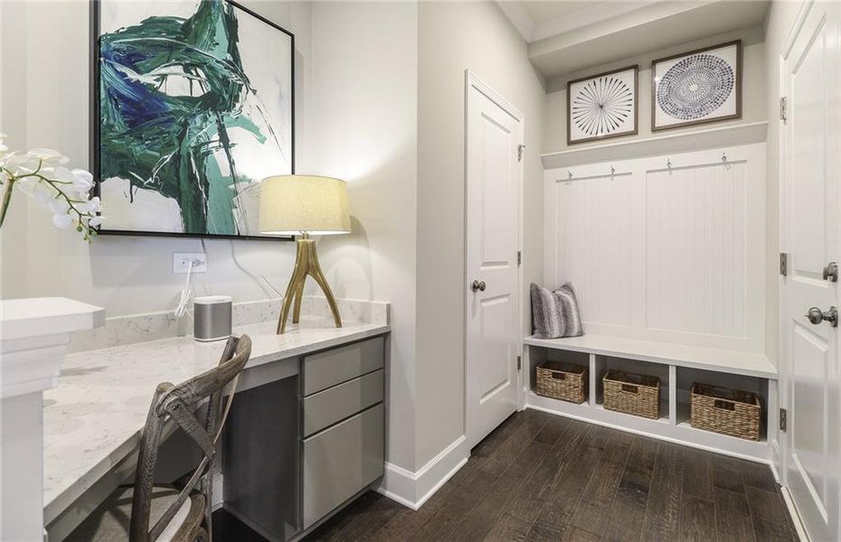 Furnished interior view inside a new home in Sierra Creek, Hoschton (Image 15).