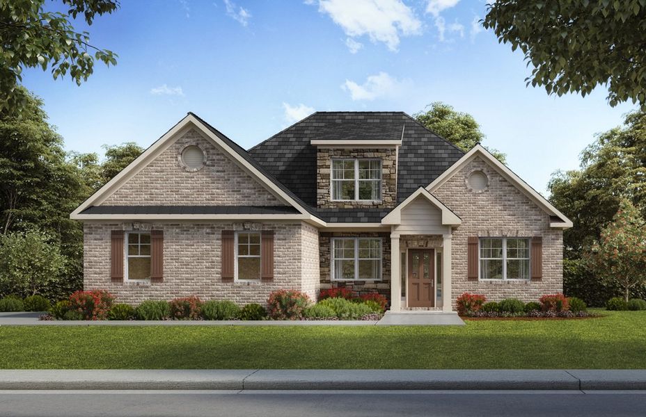 Representative exterior photo of a completed home built from the Marlene by D.R. Horton in Westland, Bogart, GA (Image 2). Representative exterior photo of a completed home built from the Marlene by D.R. Horton in Westland, Bogart, GA (Image 2).