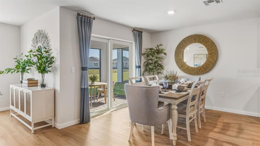 Furnished interior view inside a new home in Coral Lakes - Tradition & Express, Punta Gorda (Image 9).
