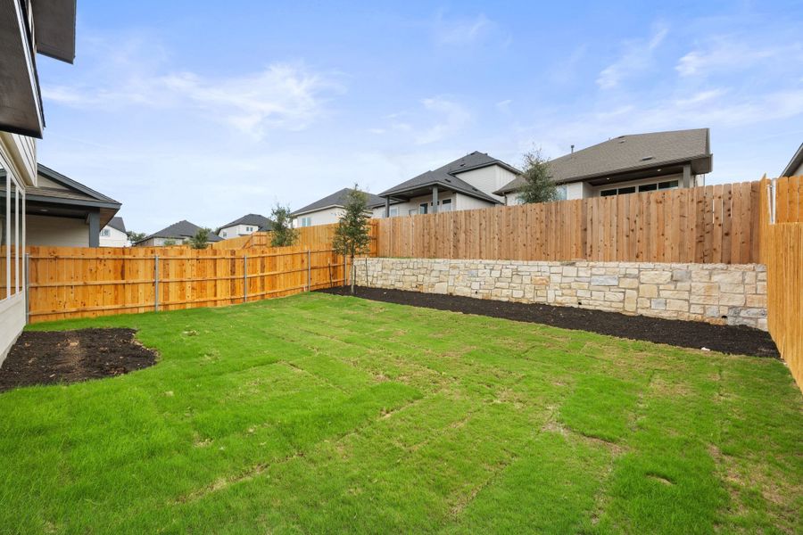 Exterior details and patio area of a home in Heritage, Dripping Springs (Image 4). Exterior details and patio area of a home in Heritage, Dripping Springs (Image 4).