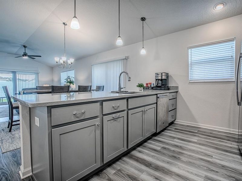 Furnished interior view inside a new home in , The Villages (Image 40).