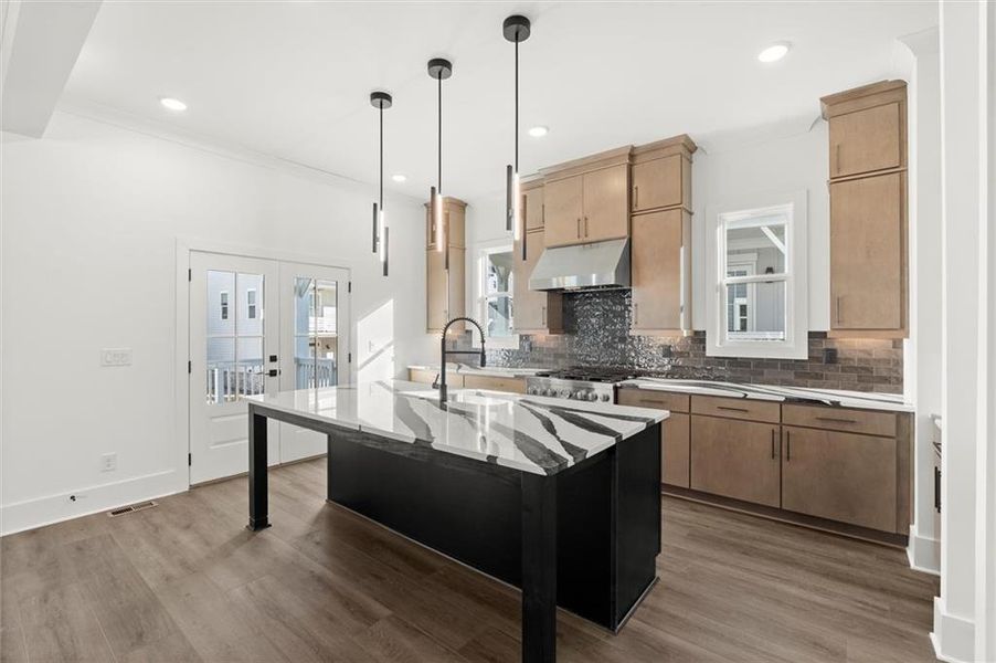 Furnished interior view inside a new home in , Atlanta (Image 10).