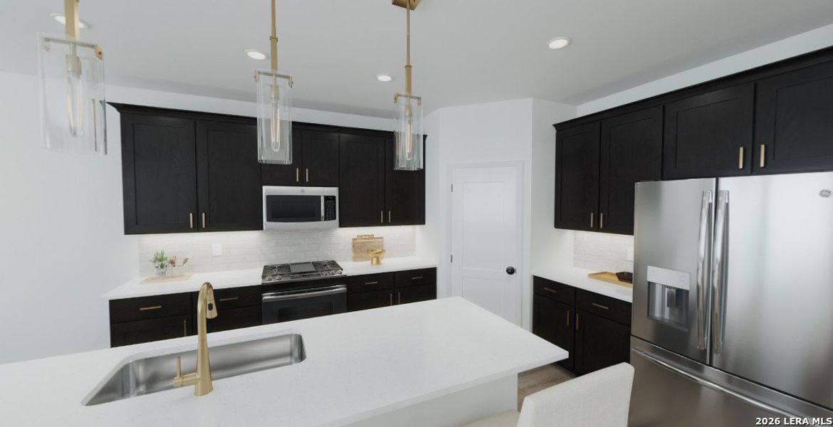 Furnished interior view inside a new home in , Schertz (Image 4).