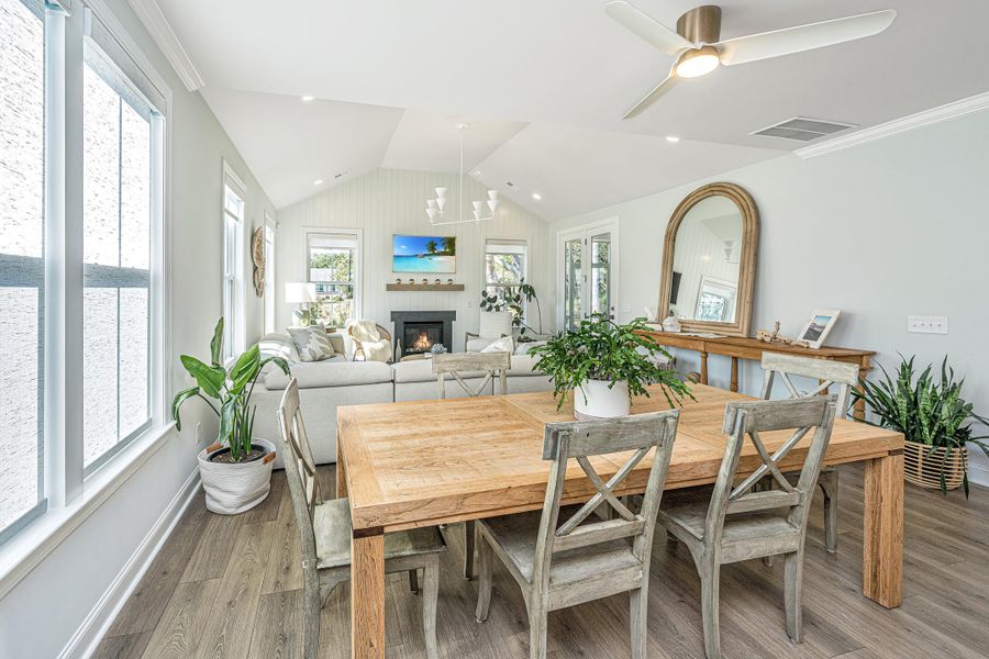 Furnished interior view inside a new home in , Awendaw (Image 8).