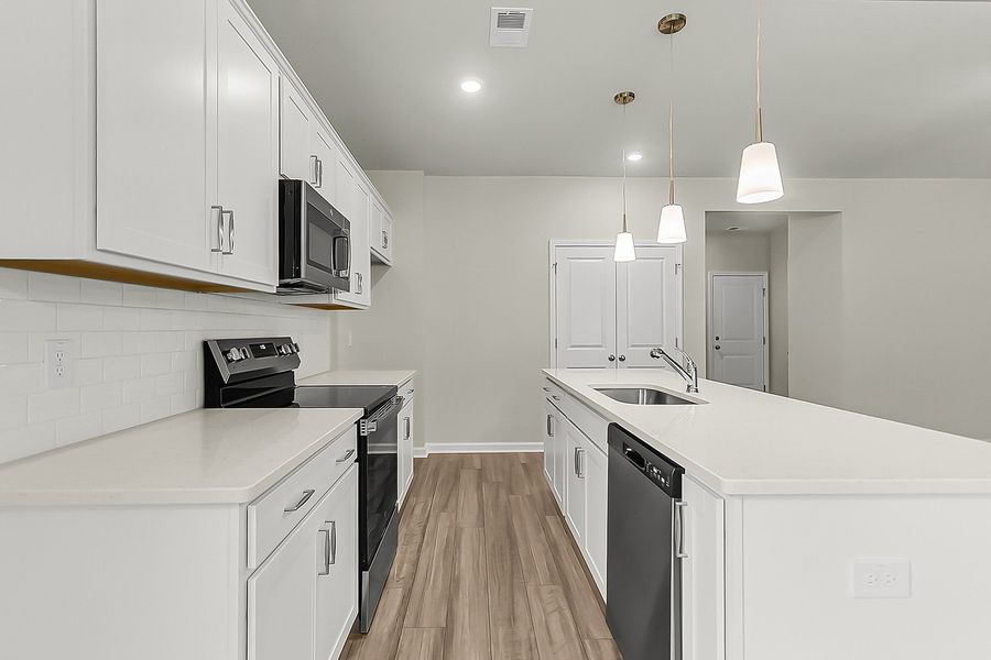 Furnished interior view inside a new home in Fairway Woods at Wyboo, Manning (Image 9).