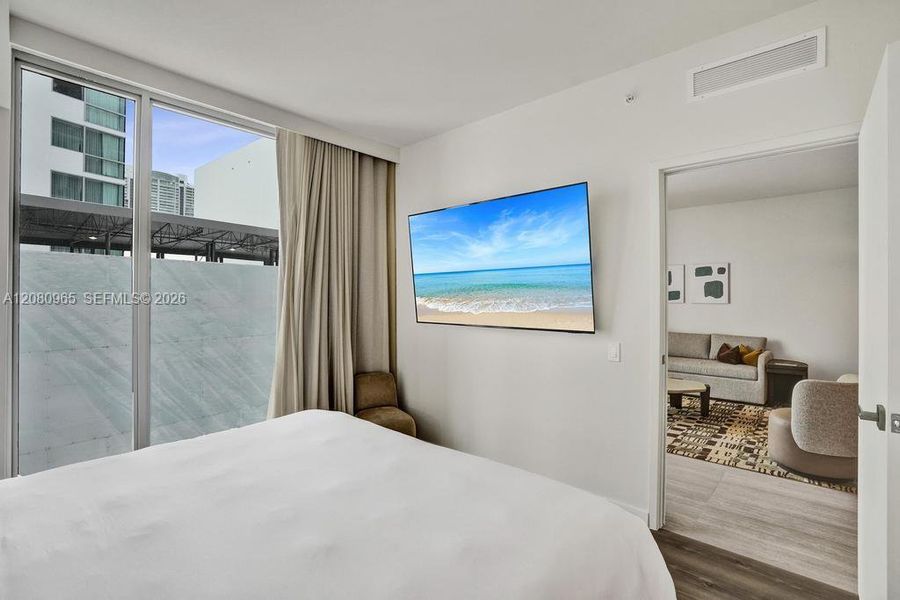 Furnished interior view inside a new home in , Miami (Image 5).