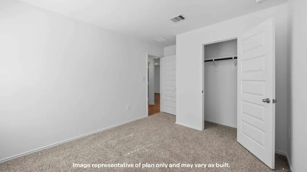 Representative unfurnished interior of a home built from the The Caribou by D.R. Horton in Pari Estates, Lubbock (Image 23). Representative unfurnished interior of a home built from the The Caribou by D.R. Horton in Pari Estates, Lubbock (Image 23).