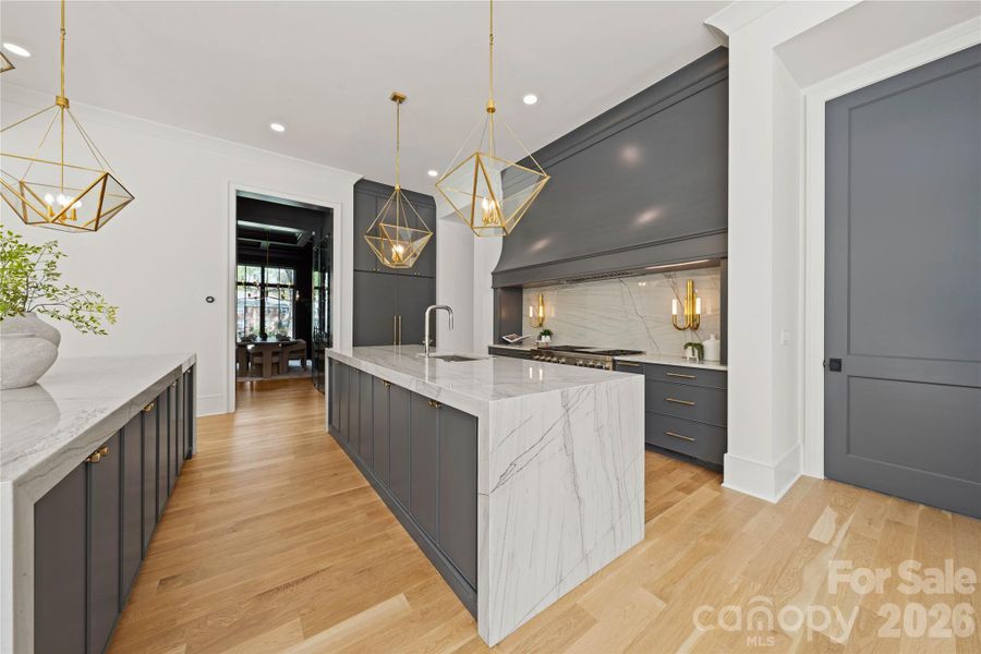 Massive custom kitchen hood Massive custom kitchen hood