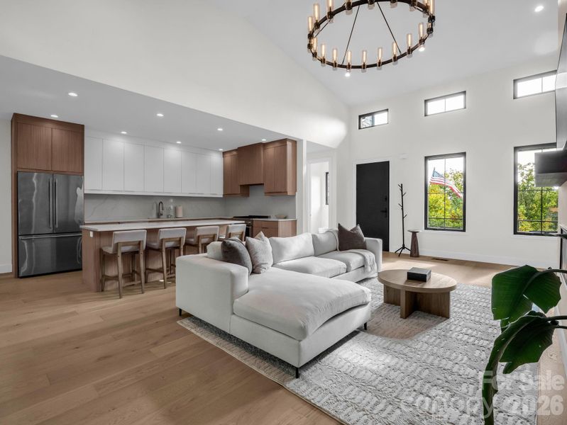 Furnished interior view inside a new home in , Hendersonville (Image 8).