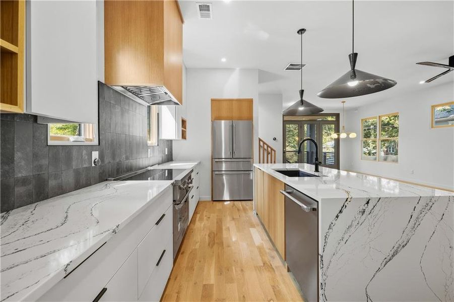 Furnished interior view inside a new home in , Atlanta (Image 5).