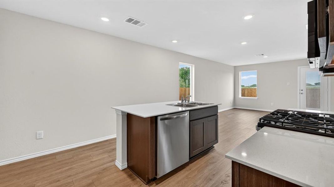 Furnished interior view inside a new home in The Hills of Sherman, Sherman (Image 8).