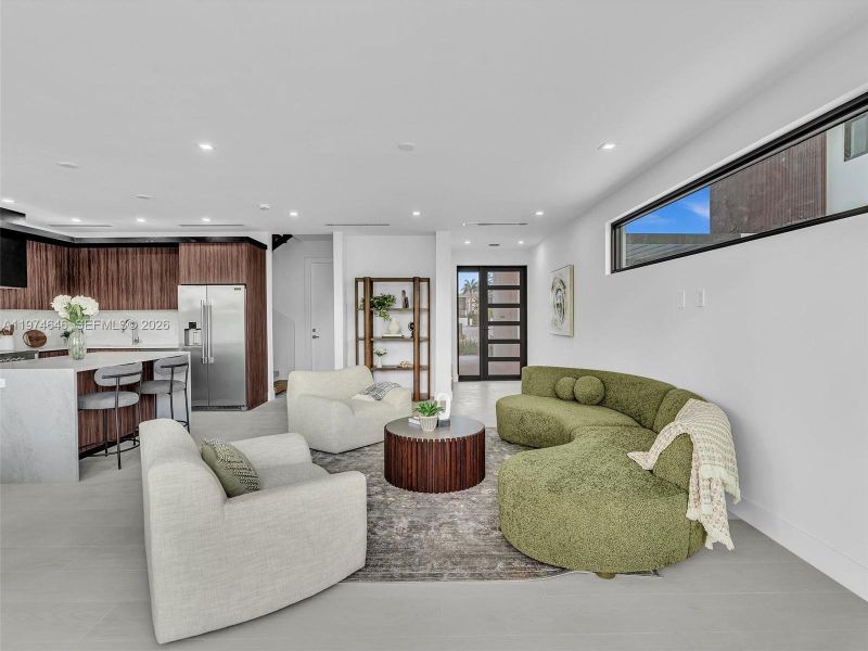 Furnished interior view inside a new home in , Dania Beach (Image 56).