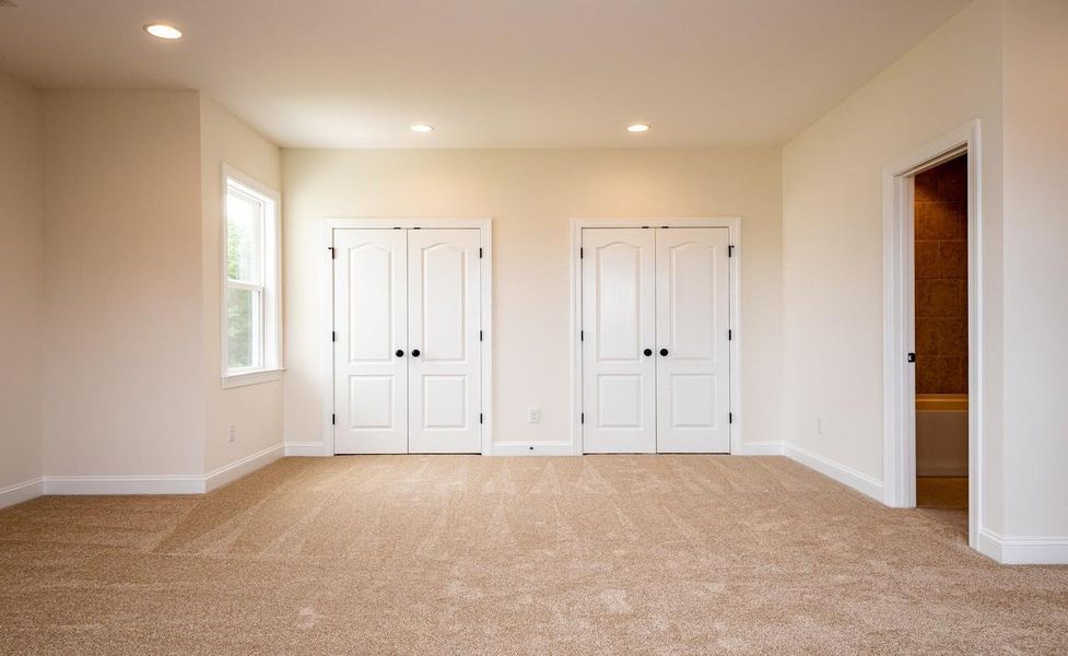 Representative unfurnished interior of a home built from the Princeton by Greybrook Homes in Harbor Watch, Statesville (Image 30).