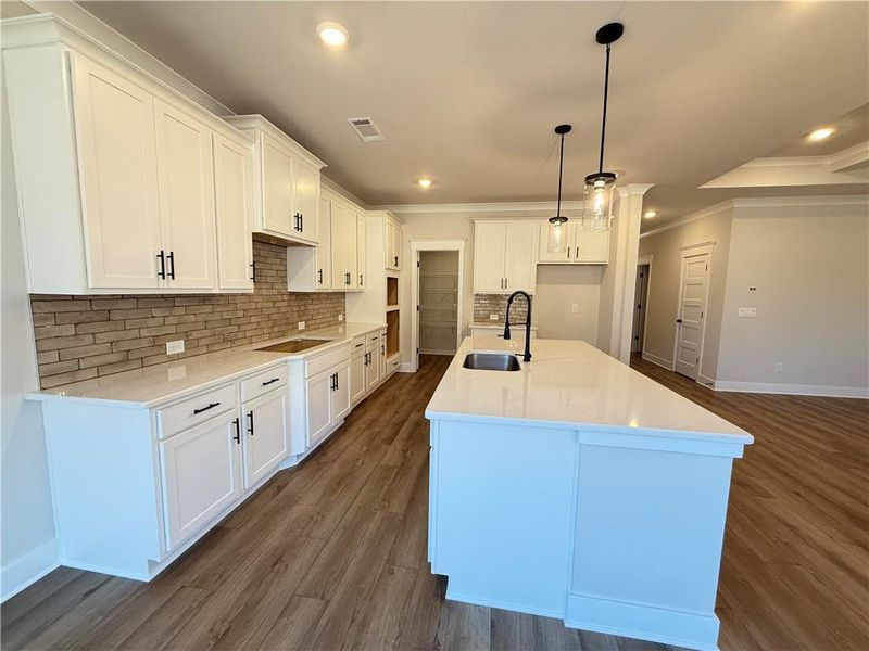 Furnished interior view inside a new home in Ponderosa Farms Manor, Gainesville (Image 11).
