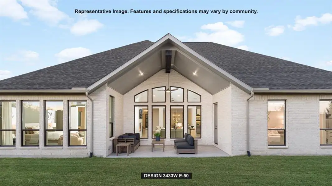 Exterior details and patio area of a home in Terraces, Rockwall (Image 2). Exterior details and patio area of a home in Terraces, Rockwall (Image 2).