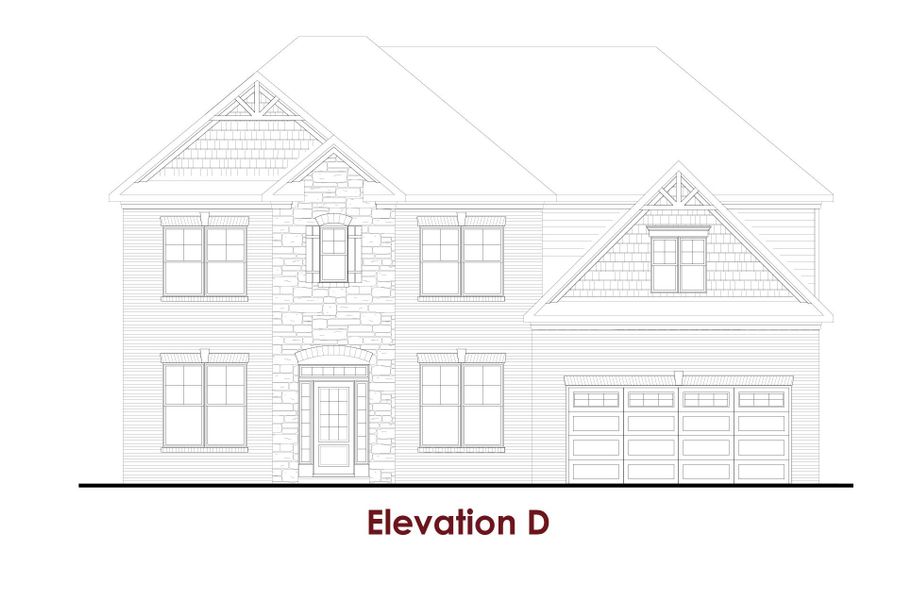 Representative rendering of the exterior for the Turnbridge by Chafin Communities (Image 6).