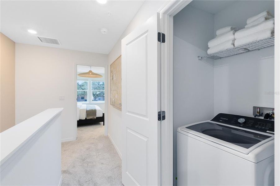 Furnished interior view inside a new home in Harbor Square, Palm Bay (Image 29).