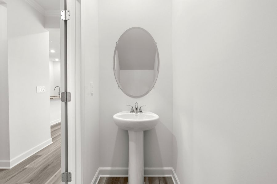 Furnished interior view inside a new home in Waterside - Boardwalk Series, Longs (Image 9).