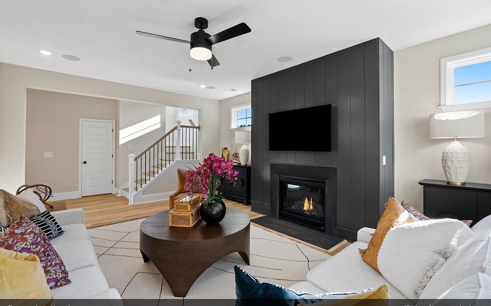 Furnished interior view inside a new home in Sweetbrier, Durham (Image 13).