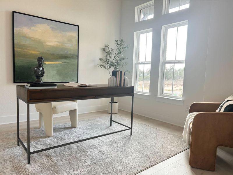 Study at Front of Home