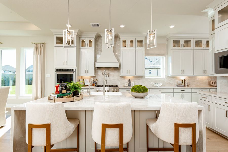 Furnished interior view inside a new home in ARTAVIA, Conroe (Image 5).