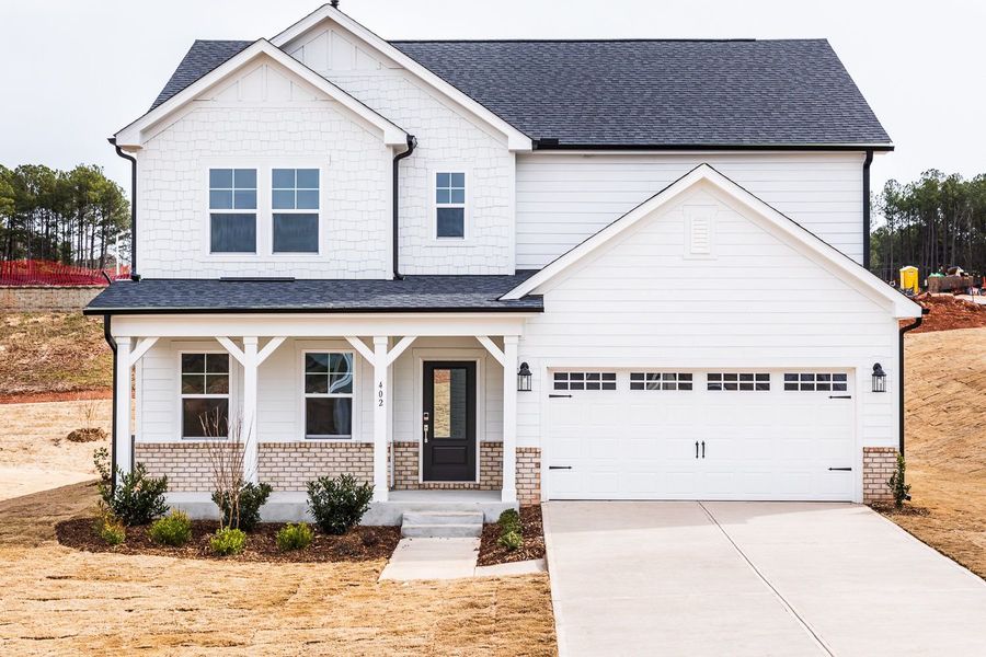 Representative exterior photo of a completed home built from the Ashford by Taylor Morrison in Hickory Grove, Sanford, NC (Image 18).