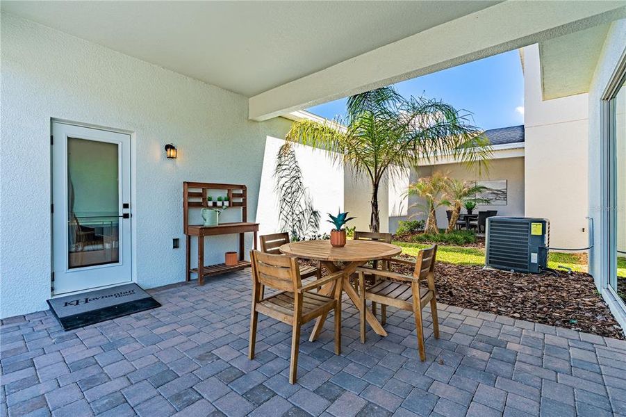 Exterior details and patio area of a home in , Winter Garden (Image 4). Exterior details and patio area of a home in , Winter Garden (Image 4).