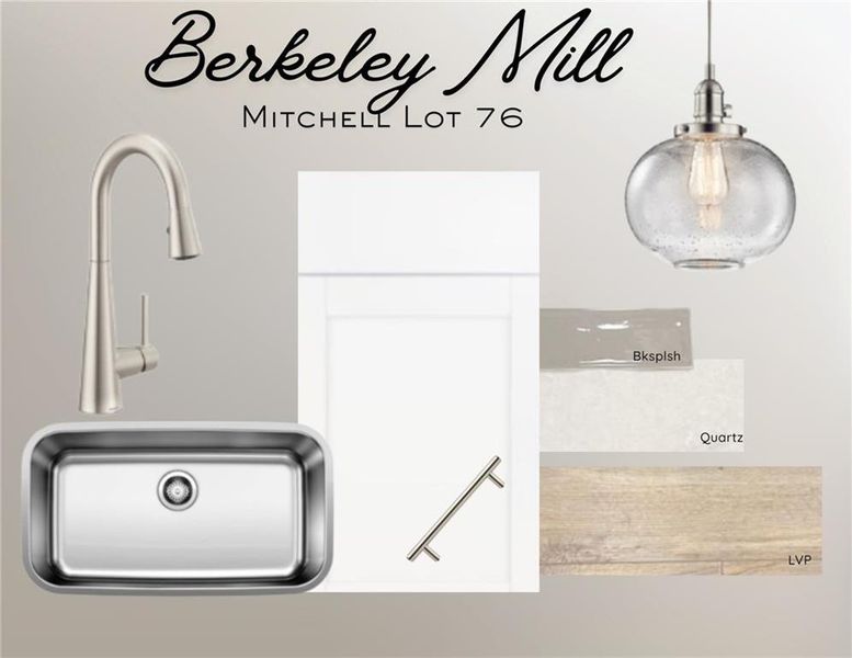 Sample of building materials used in homes in Berkeley Mill, Cumming (Image 18).