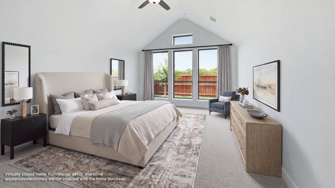 Furnished interior view inside a new home in Mustang Lakes, Celina (Image 10).