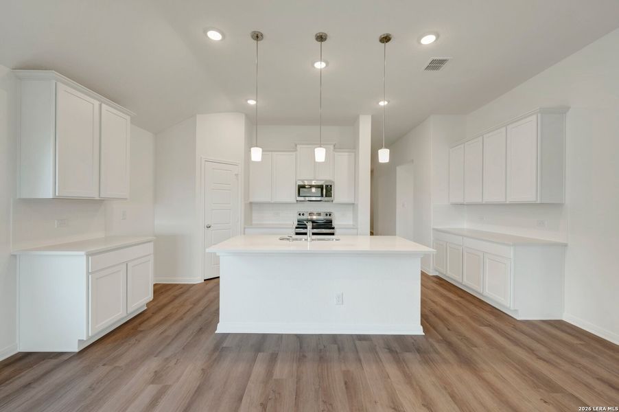 Furnished interior view inside a new home in Greenspoint Heights, Seguin (Image 9).