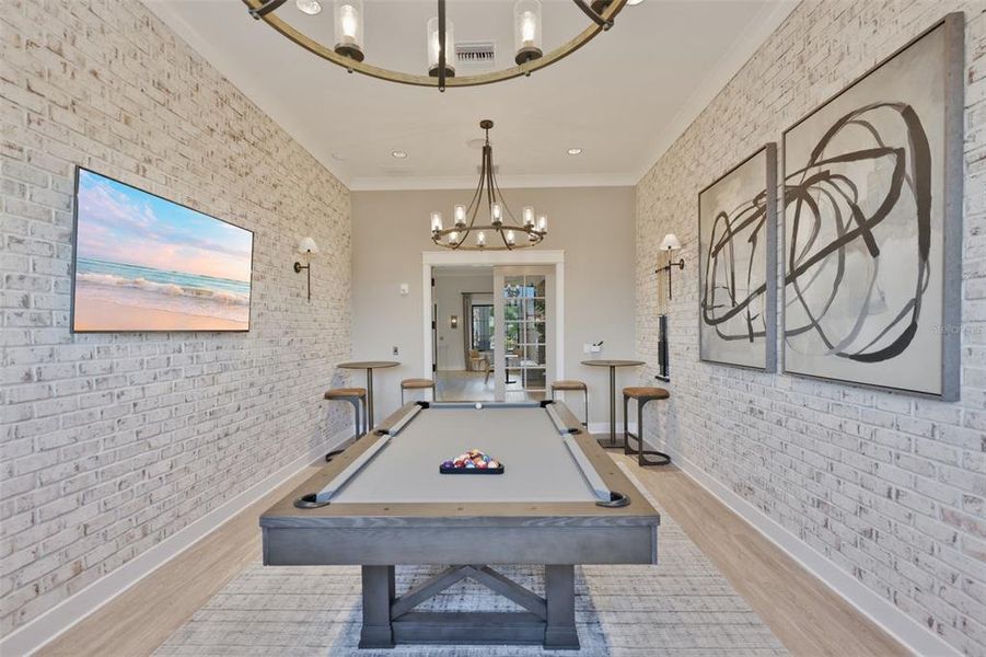 Furnished interior view inside a new home in Prosperity Lakes Active Adult, Parrish (Image 11).