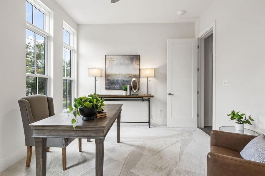 Furnished interior view inside a new home in , Alpharetta (Image 7).