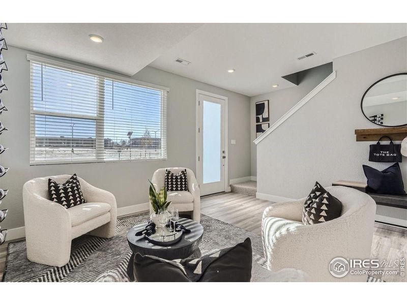 Furnished interior view inside a new home in , Aurora (Image 9). Furnished interior view inside a new home in , Aurora (Image 9).