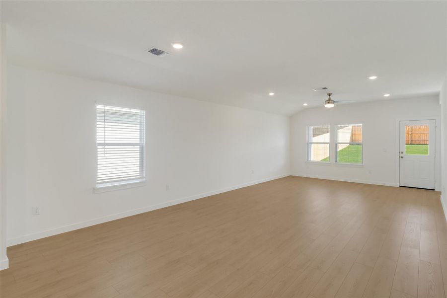 Spacious, unfurnished interior of a new home in Trails at Wildhorse, Austin (Image 13).