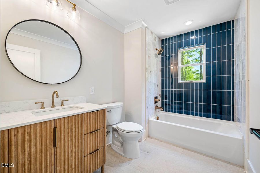 Upstairs hall bath