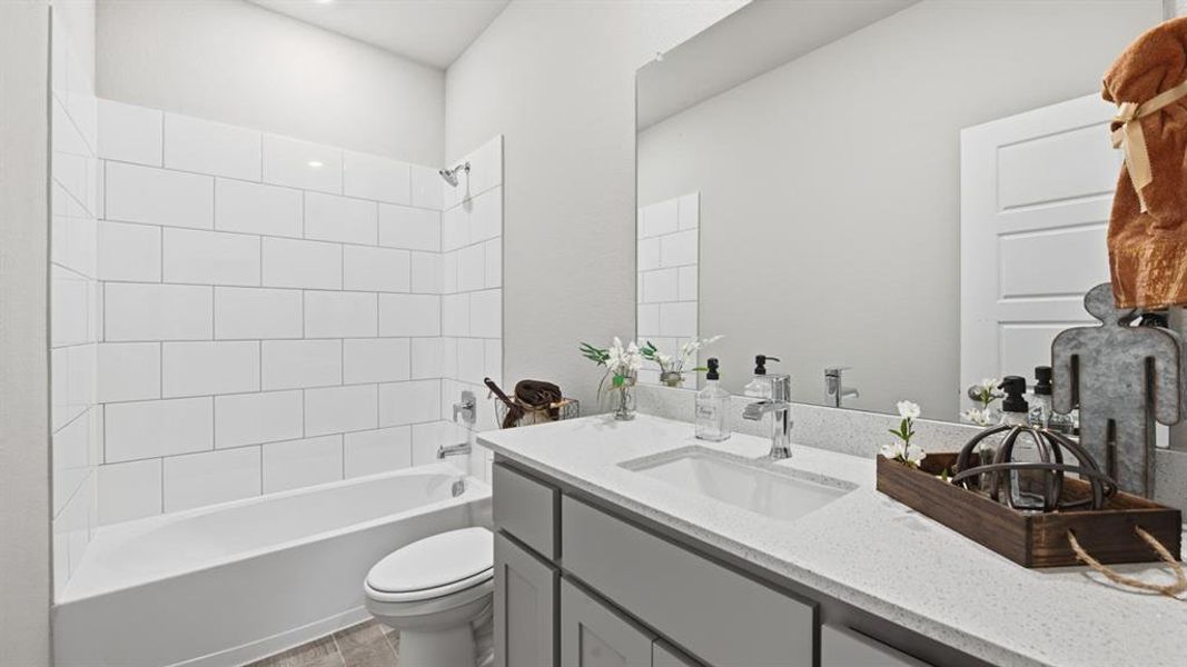 Furnished interior view inside a new home in Treeline, Justin (Image 8).