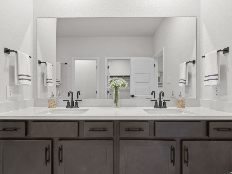 Furnished interior view inside a new home in Royal Crest, San Antonio (Image 34).