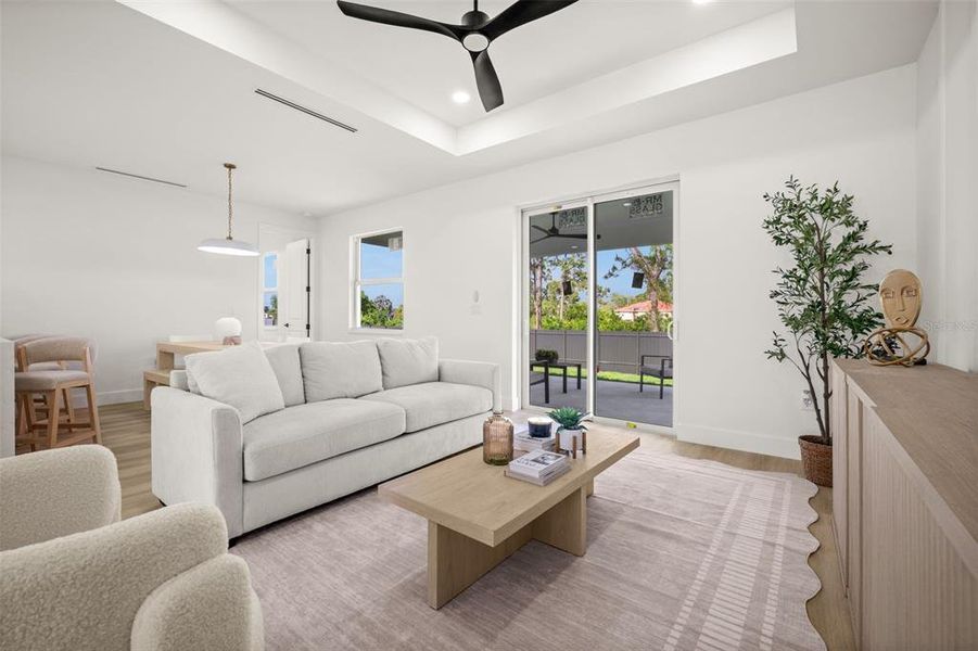 Furnished interior view inside a new home in , Lehigh Acres (Image 8).